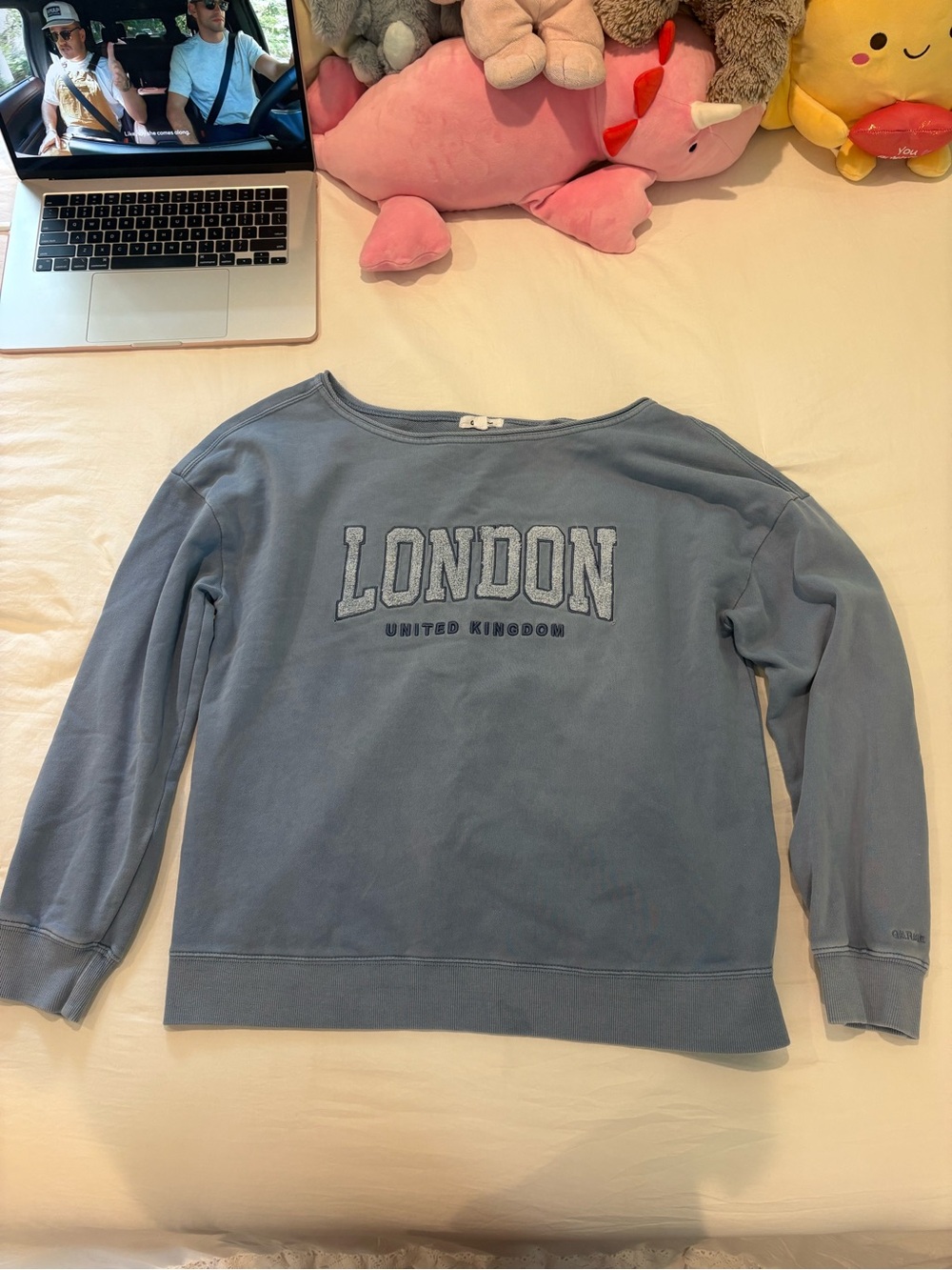 Garage Light Blue Crewneck Sweatshirt